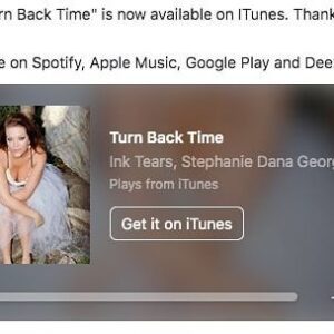 Country Music Singer Stephanie Dana George ink tears